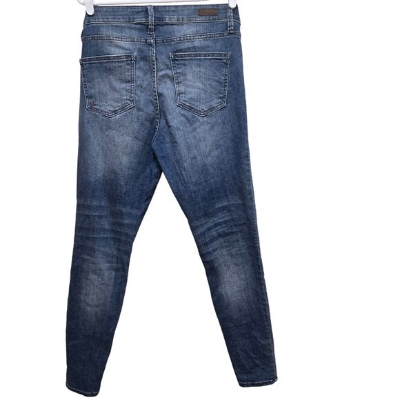 Kut From The Kloth Toothpick Skinny Jeans Size 8 Blue Wash - Picture 2 of 8